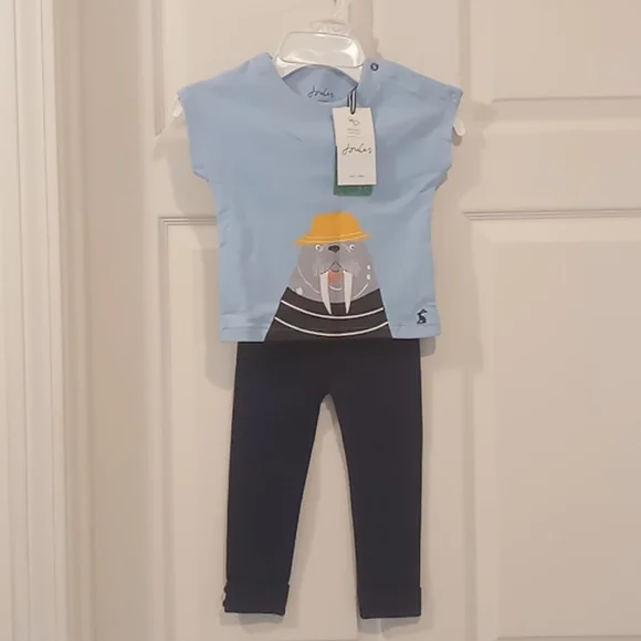 Joules USA 2 pc separates put together as an outfit NWT size 18-24 months - Picture 1 of 7
